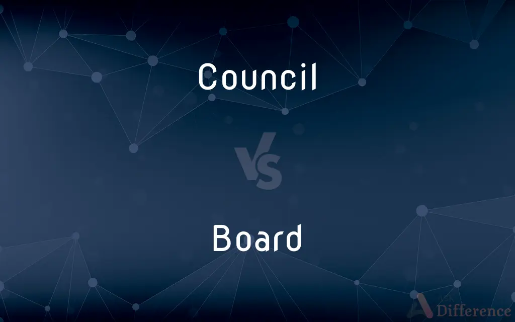 Council vs. Board — What's the Difference?