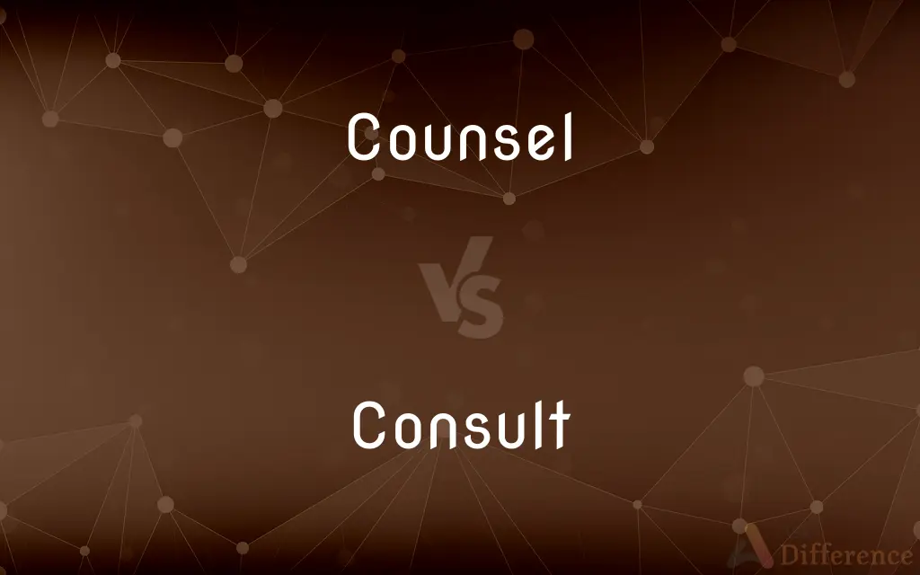 Counsel vs. Consult — What's the Difference?