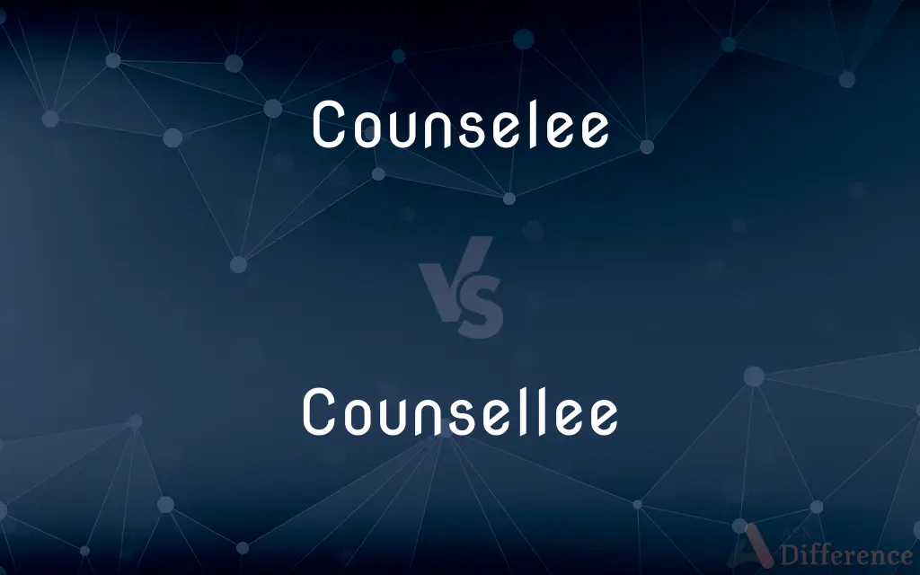 Counselee vs. Counsellee — What's the Difference?