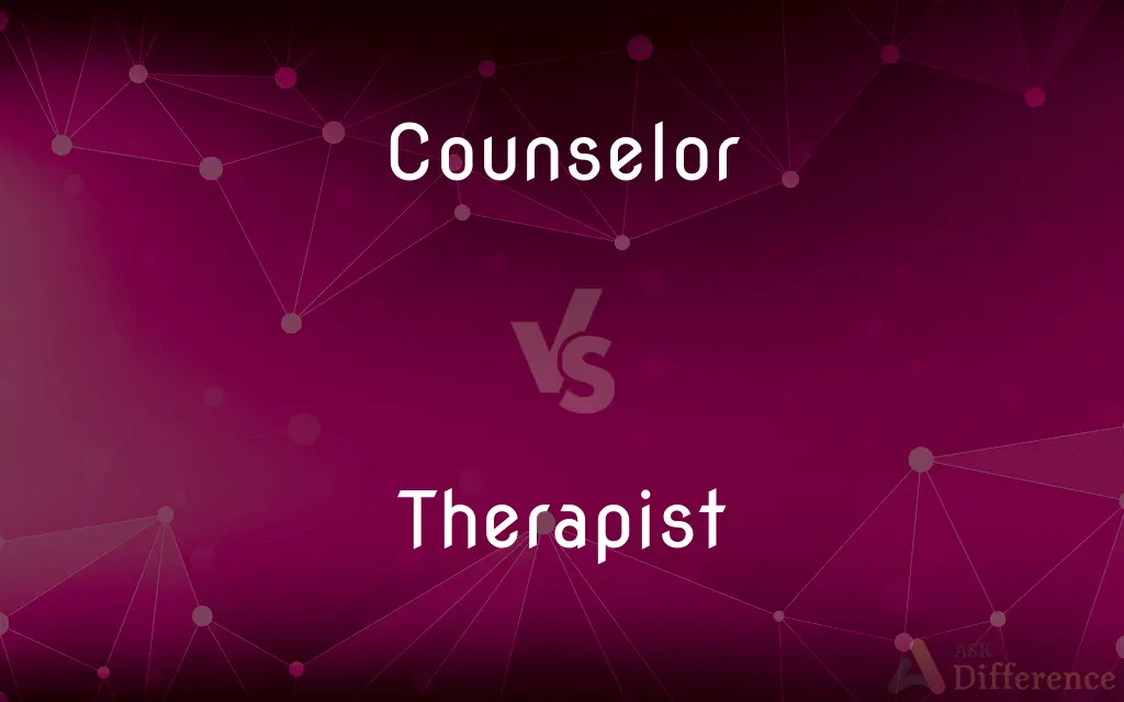Counselor vs. Therapist — What's the Difference?