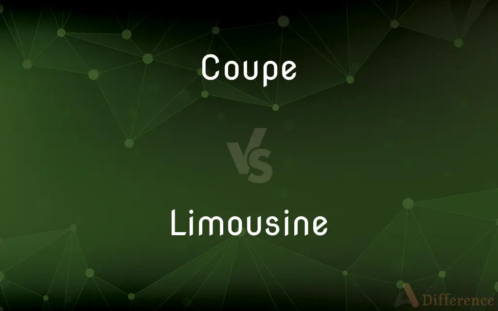 Coupe vs. Limousine — What's the Difference?