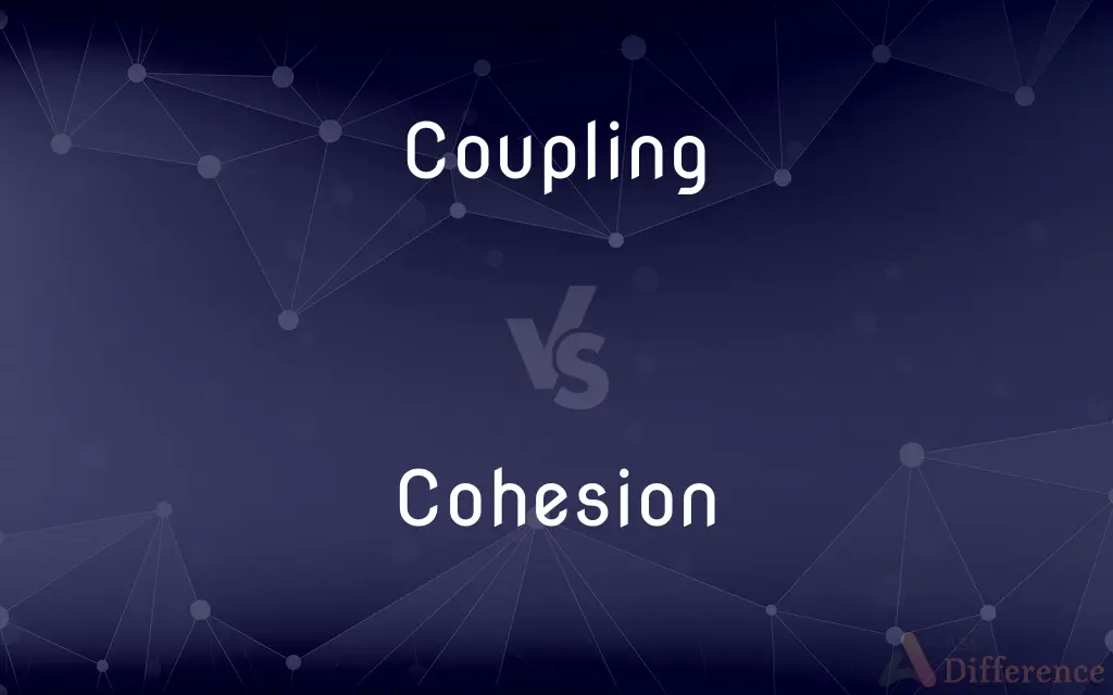 Coupling vs. Cohesion — What's the Difference?
