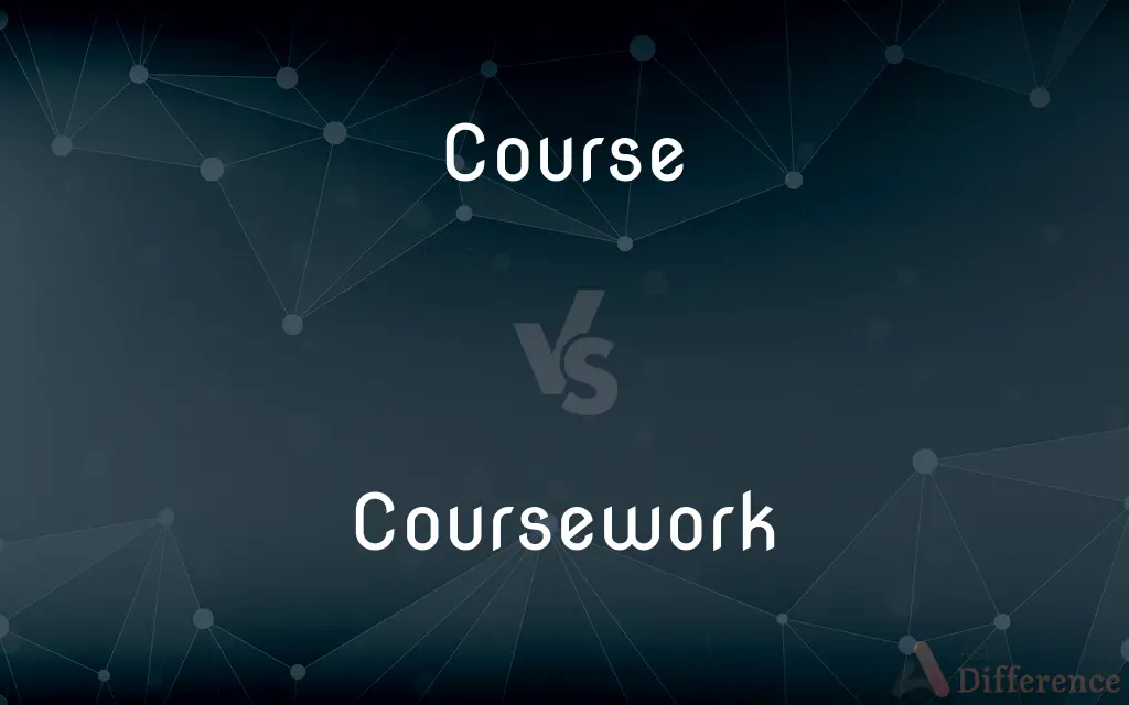 Course vs. Coursework — What's the Difference?