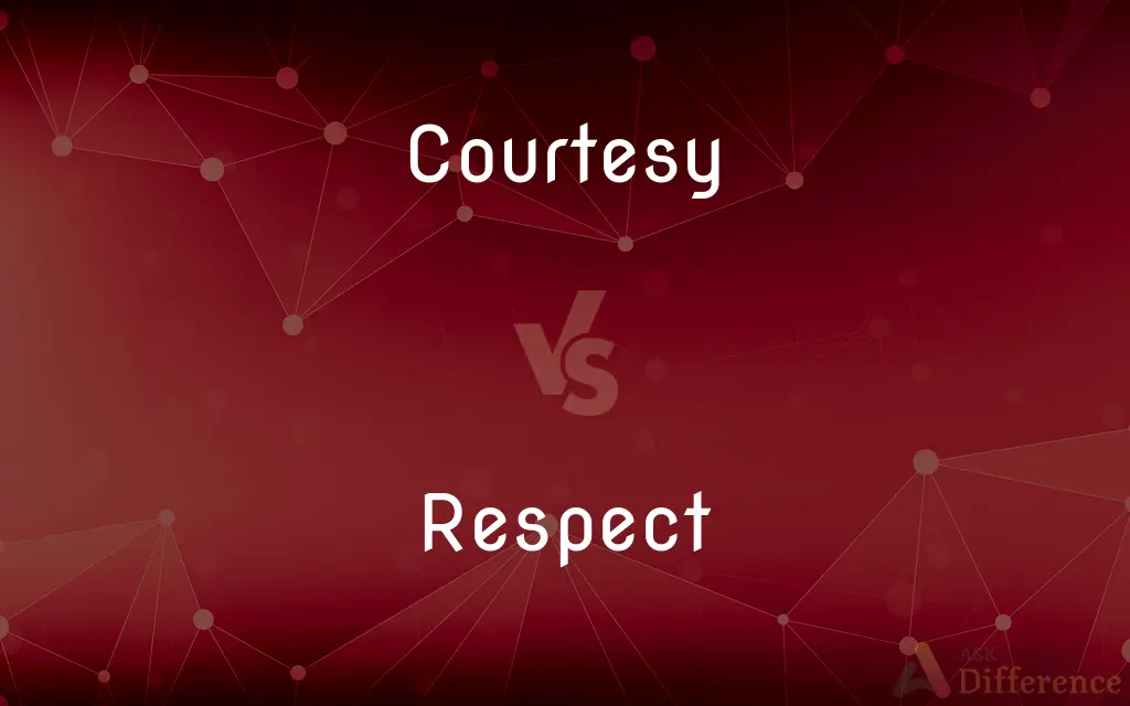 Courtesy vs. Respect — What's the Difference?