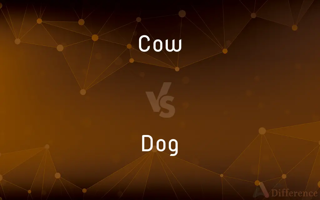 Cow vs. Dog — What's the Difference?