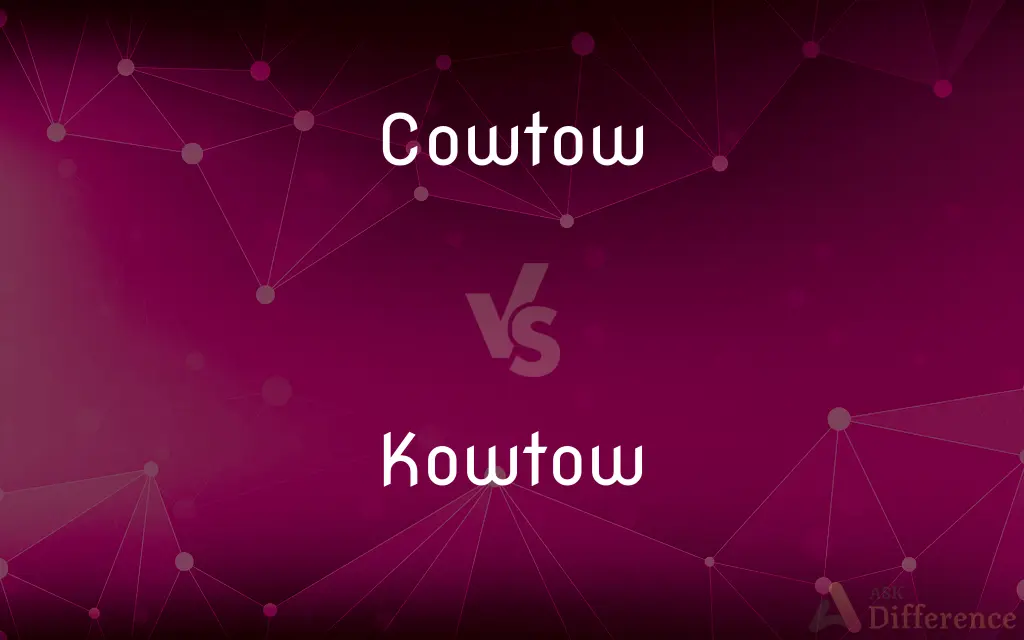 Cowtow vs. Kowtow — Which is Correct Spelling?