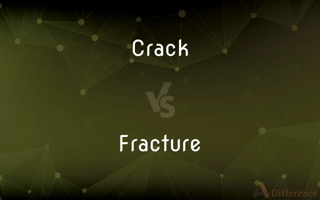Crack vs. Fracture — What's the Difference?