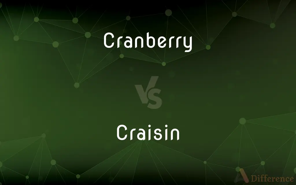 Cranberry vs. Craisin — What's the Difference?