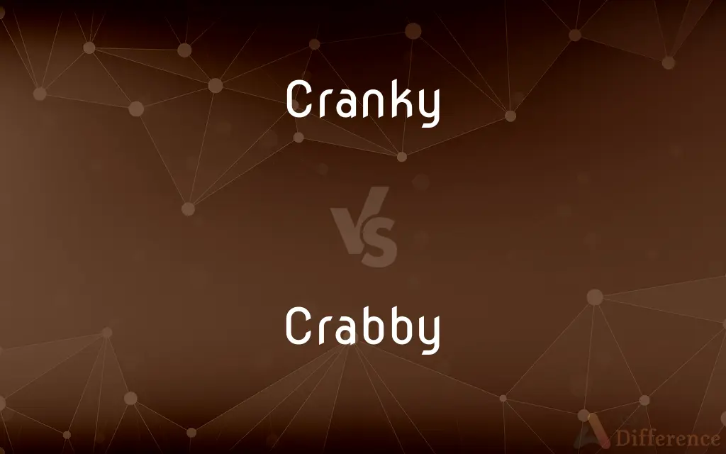Cranky vs. Crabby — What's the Difference?
