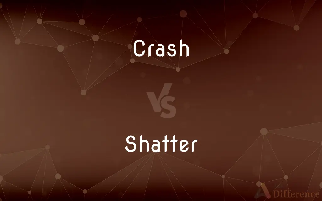 Crash vs. Shatter — What's the Difference?