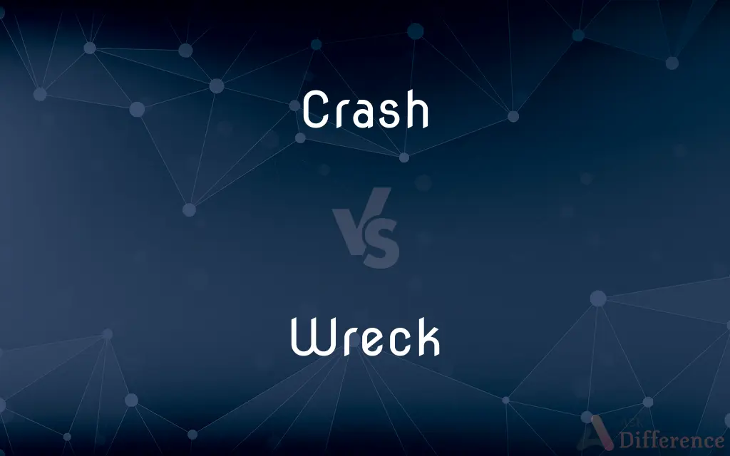 Crash vs. Wreck — What's the Difference?