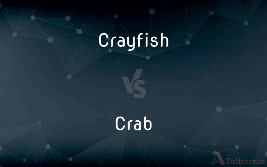 Crayfish vs. Crab — What's the Difference?