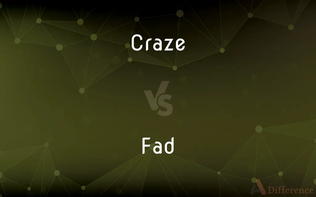 Craze vs. Fad — What's the Difference?
