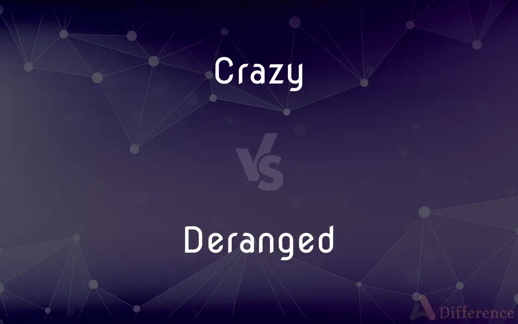 Crazy vs. Deranged — What's the Difference?