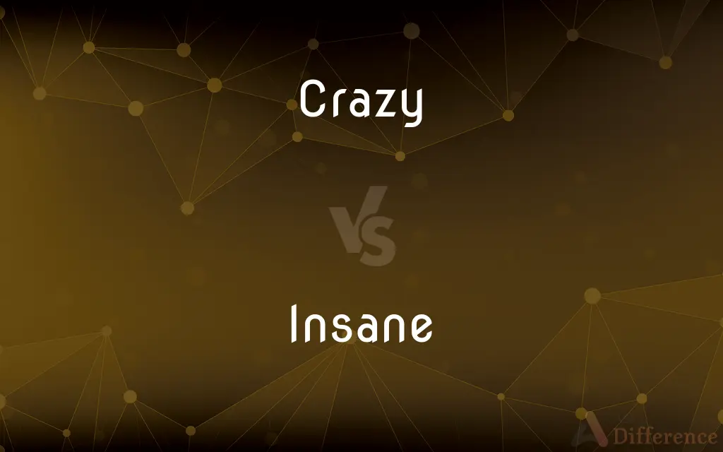 Crazy vs. Insane — What's the Difference?