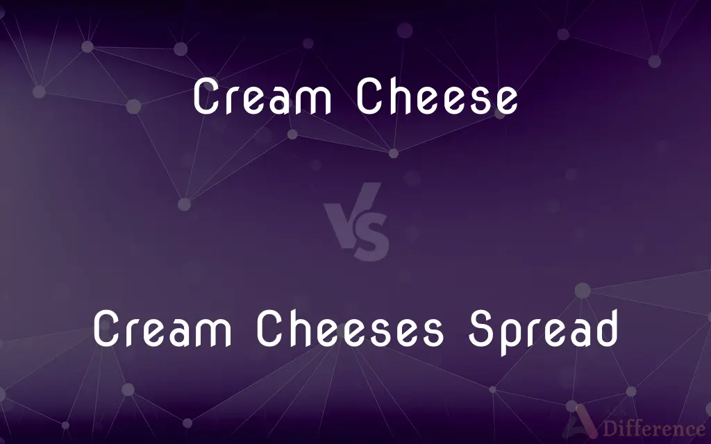 Cream Cheese vs. Cream Cheeses Spread — What's the Difference?