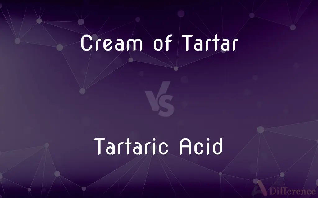 Cream of Tartar vs. Tartaric Acid — What's the Difference?