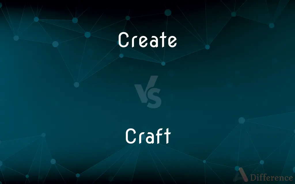 Create vs. Craft — What's the Difference?