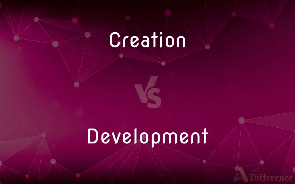 Creation vs. Development — What's the Difference?