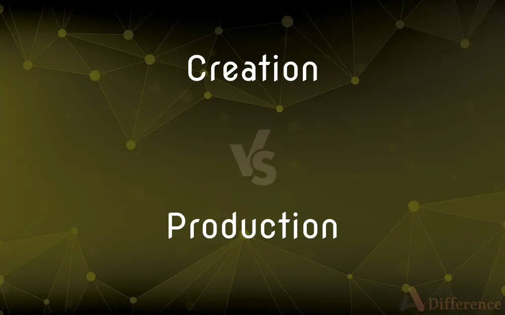 Creation vs. Production — What's the Difference?