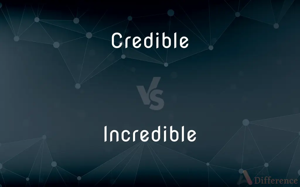 Credible vs. Incredible — What's the Difference?
