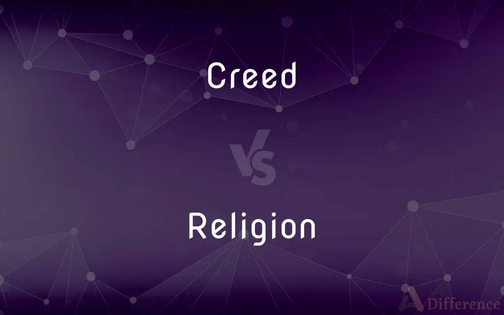 Creed vs. Religion — What's the Difference?