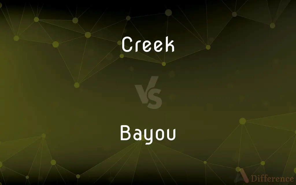 Creek vs. Bayou — What's the Difference?