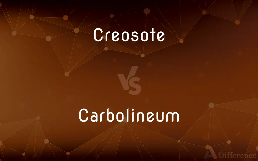 Creosote vs. Carbolineum — What's the Difference?