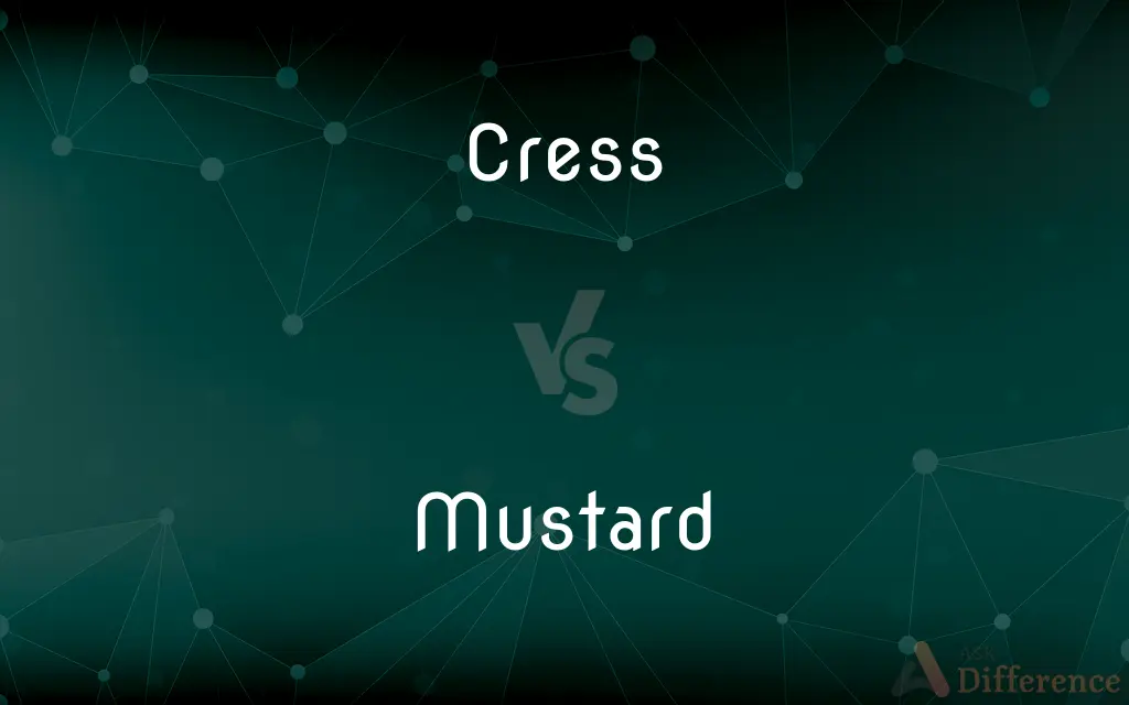 Cress vs. Mustard — What's the Difference?