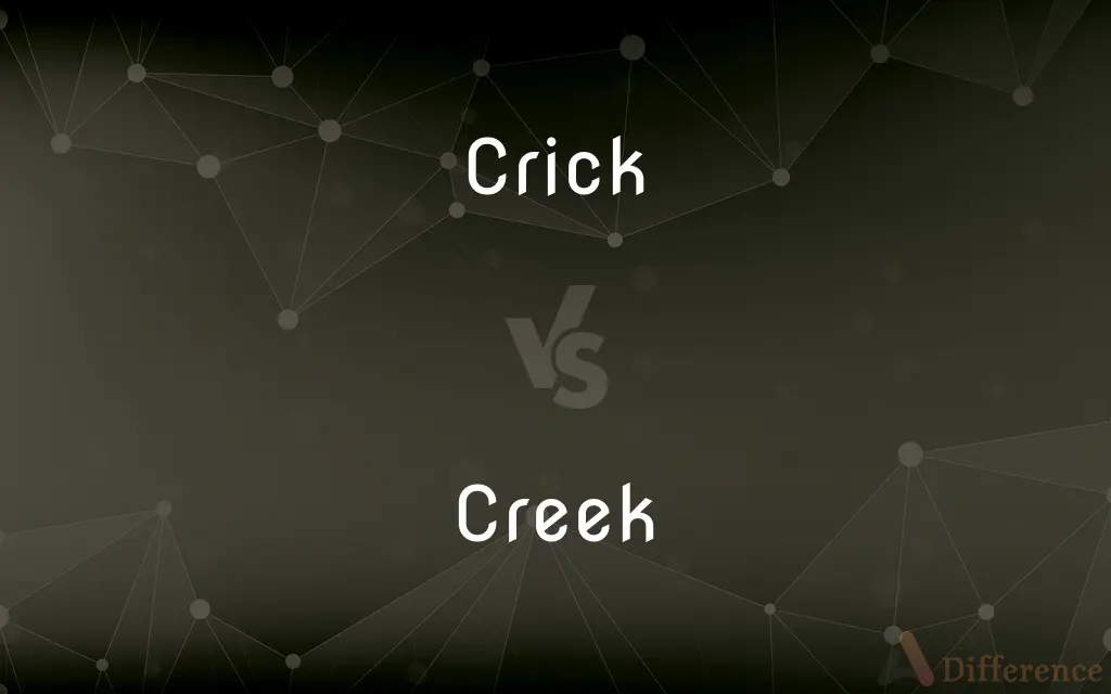 Crick vs. Creek — What's the Difference?