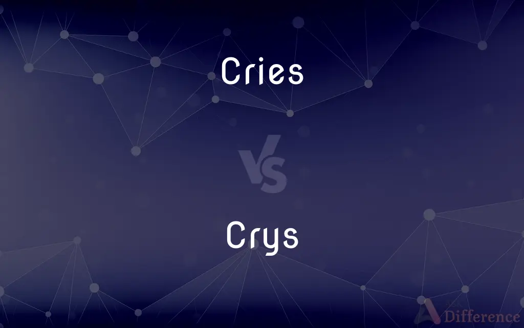 Cries vs. Crys — Which is Correct Spelling?