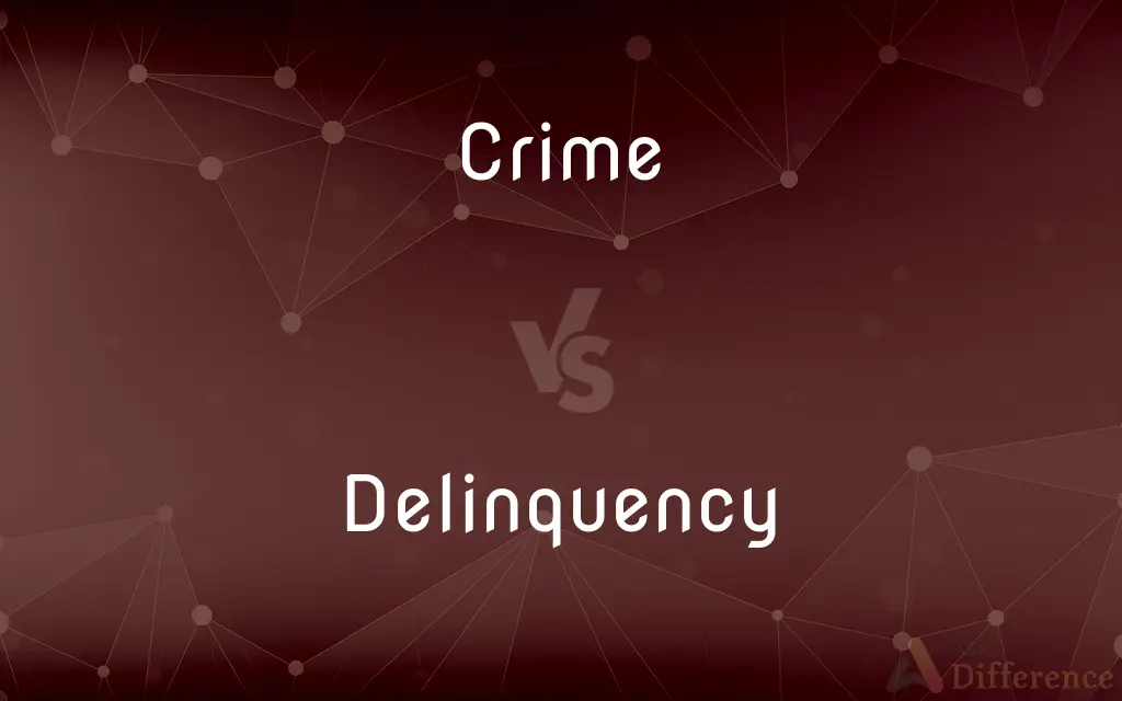 Crime vs. Delinquency — What's the Difference?
