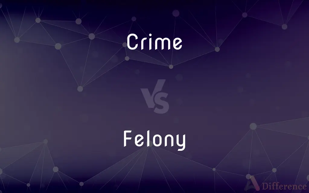 Crime vs. Felony — What's the Difference?
