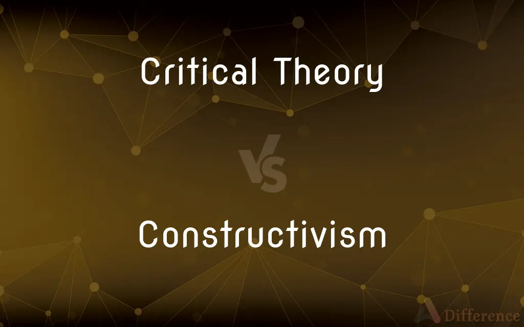Critical Theory vs. Constructivism — What's the Difference?