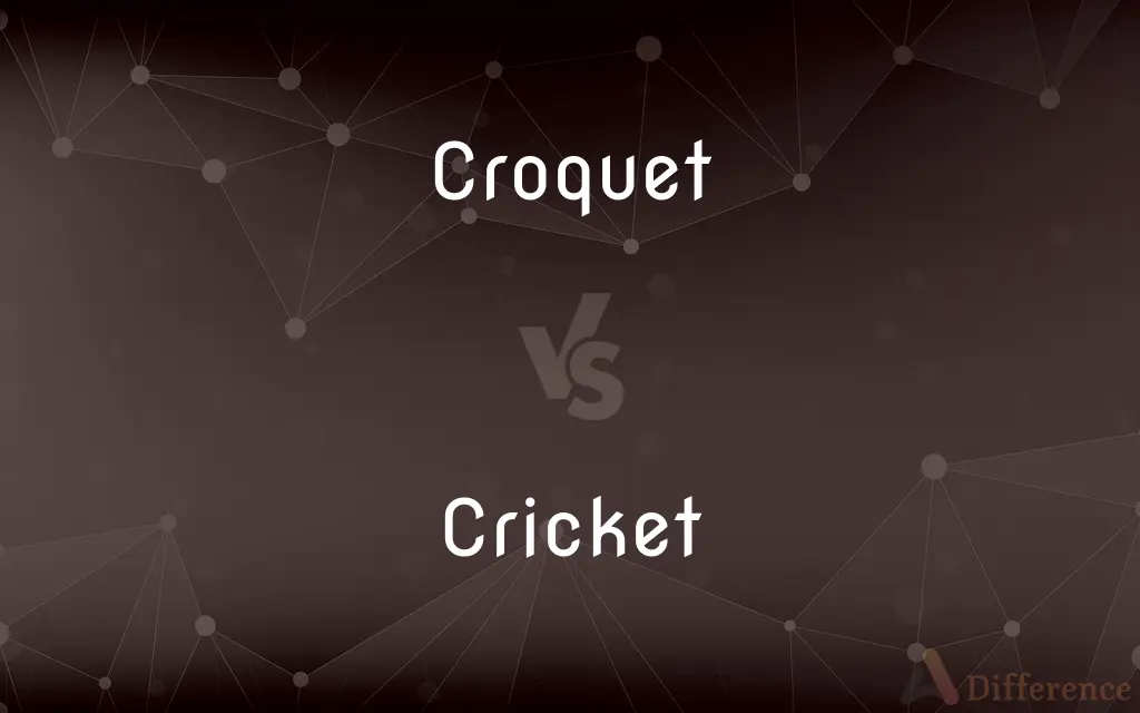 Croquet vs. Cricket — What's the Difference?