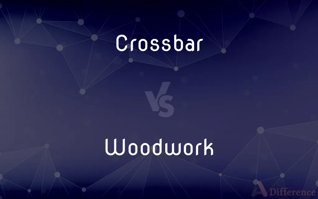 Crossbar vs. Woodwork — What's the Difference?