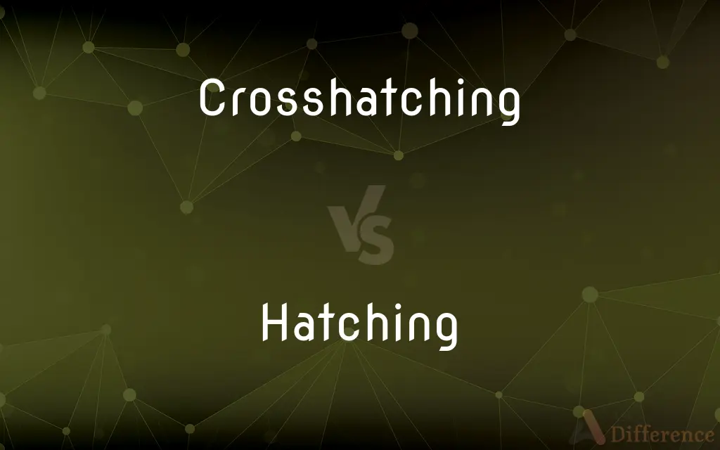 Crosshatching vs. Hatching — What's the Difference?