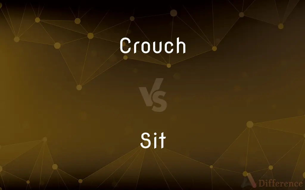 Crouch vs. Sit — What's the Difference?