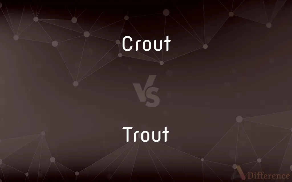 Crout vs. Trout — What's the Difference?