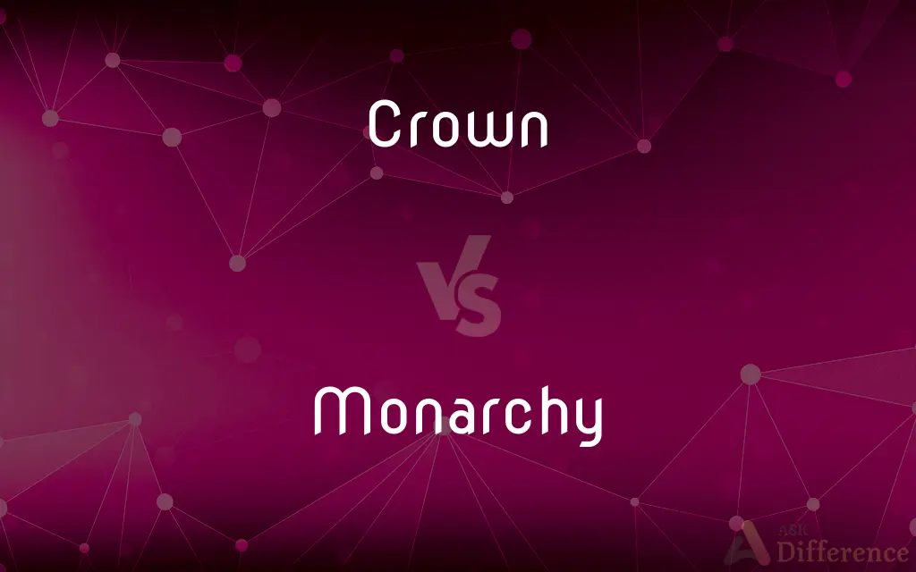 Crown vs. Monarchy — What's the Difference?