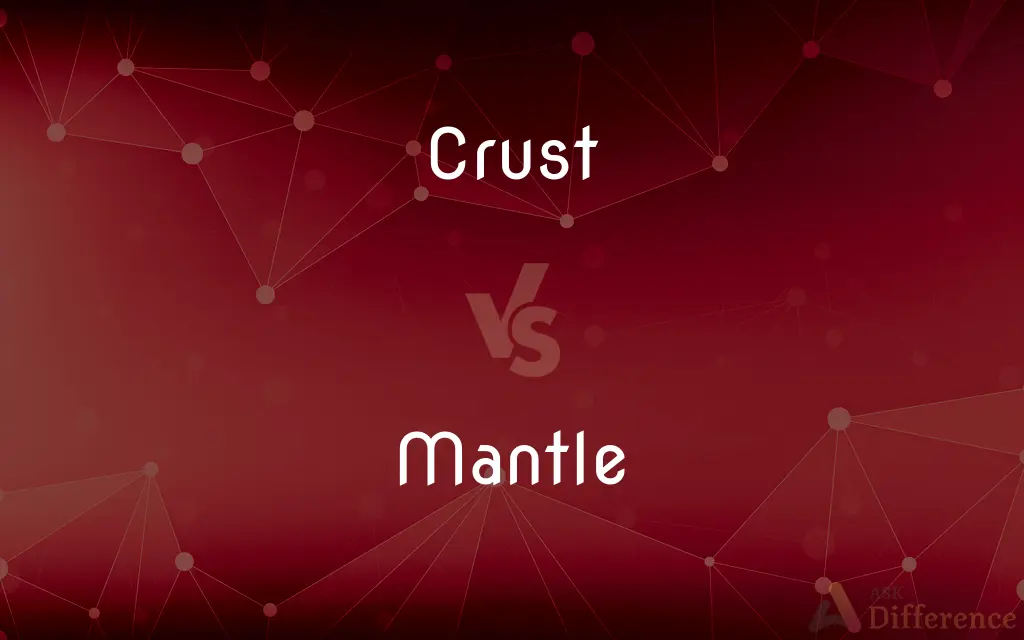 Crust vs. Mantle — What's the Difference?
