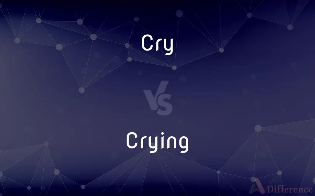 Cry vs. Crying — What's the Difference?