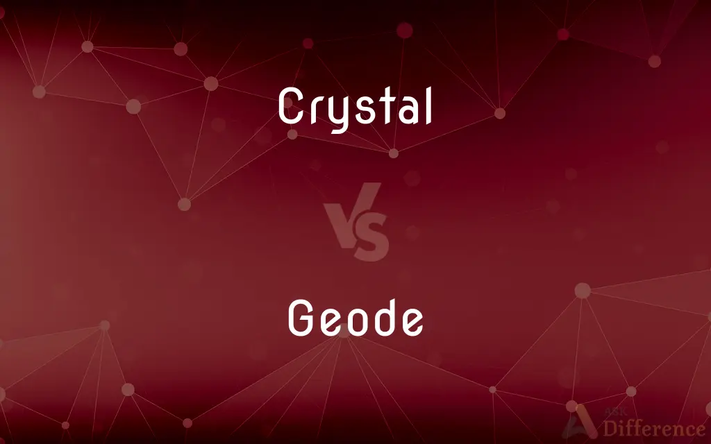 Crystal vs. Geode — What's the Difference?