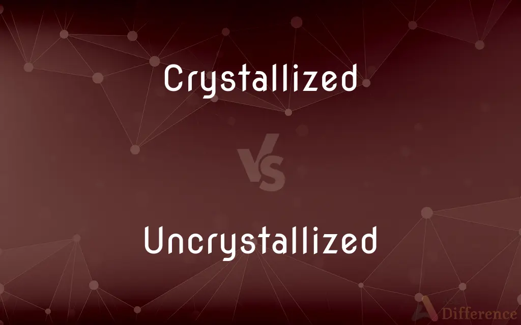 Crystallized vs. Uncrystallized — What's the Difference?