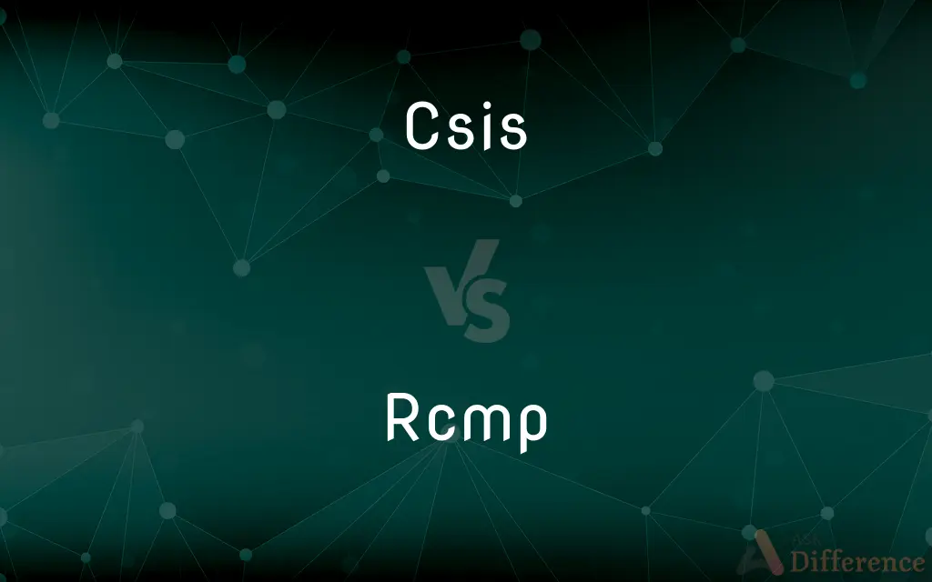 Csis vs. Rcmp — What's the Difference?