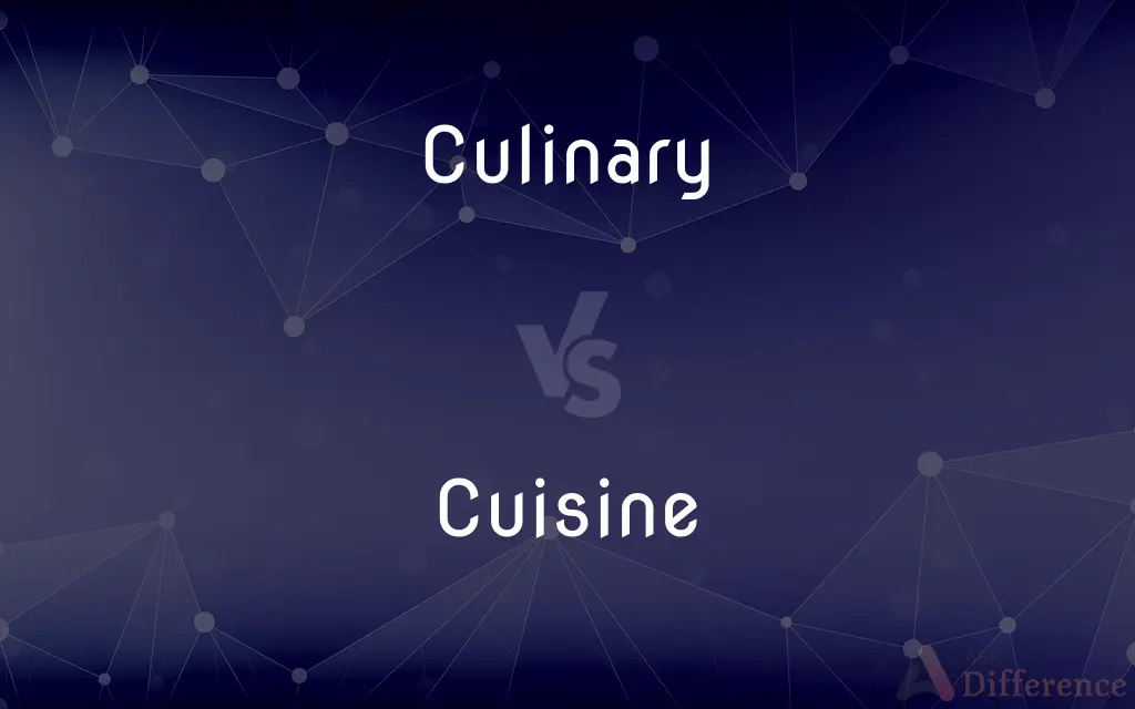 Culinary vs. Cuisine — What's the Difference?
