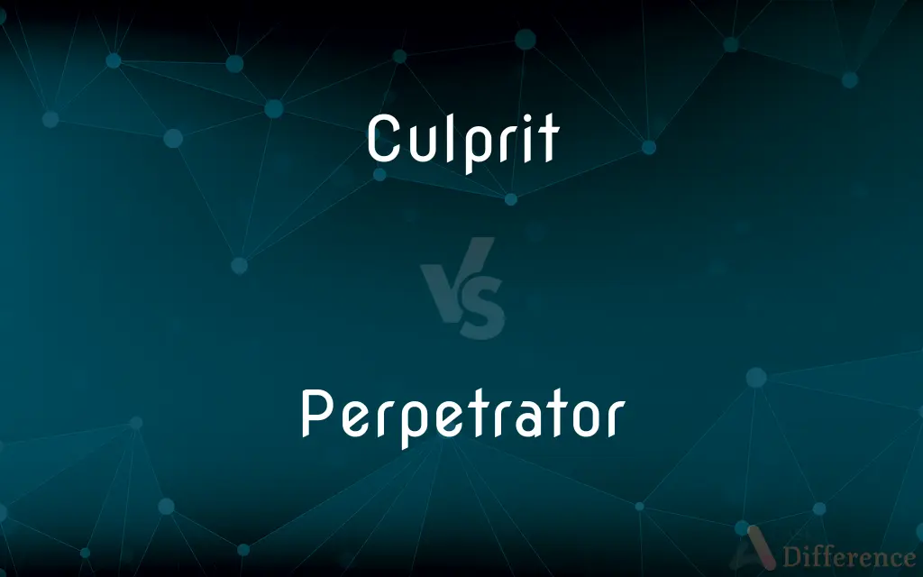 Culprit vs. Perpetrator — What's the Difference?