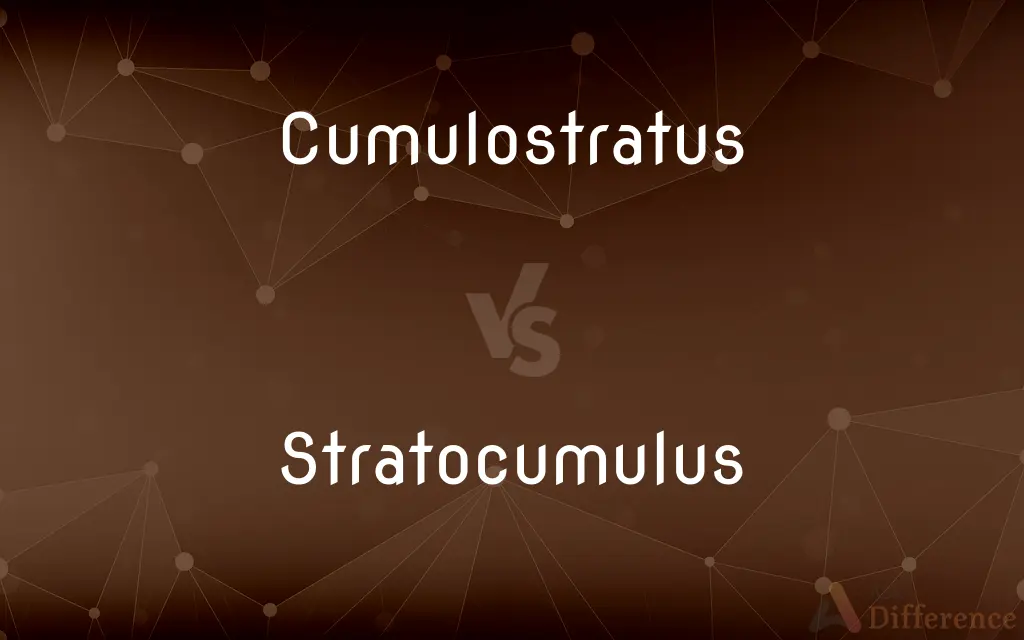 Cumulostratus vs. Stratocumulus — What's the Difference?