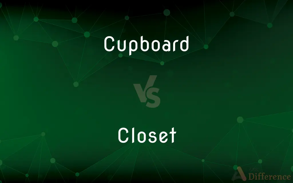 Cupboard vs. Closet — What's the Difference?