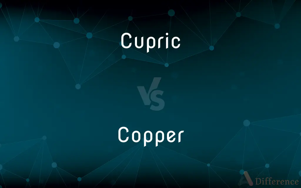 Cupric vs. Copper — What's the Difference?